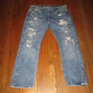 LEVI'S 501 Distressed Jeans 38x30